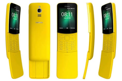 Vues du Nokia 8110 4G